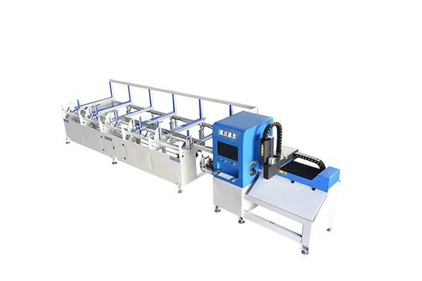 Bluewo CNC metal tube Laser cutting machine with automatic loading and unloading system