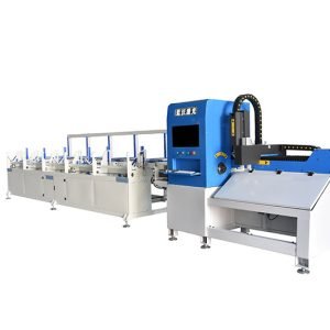 Bluewo CNC metal tube Laser cutting machine with automatic loading and unloading system