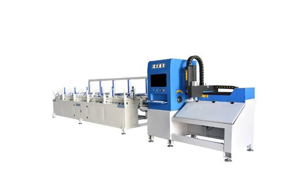 Bluewo CNC metal tube Laser cutting machine with automatic loading and unloading system