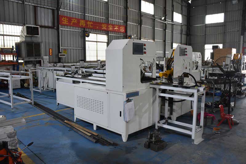 Angle steel hydraulic automatic punching machine